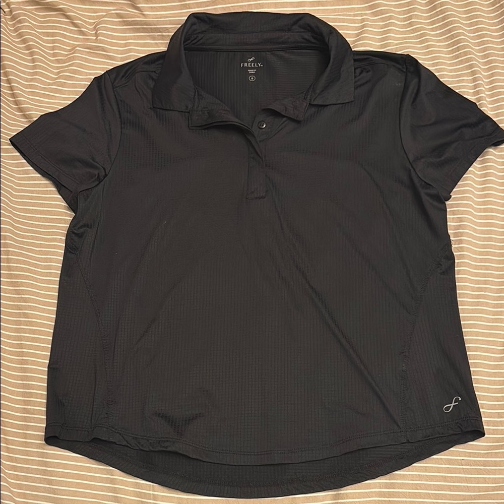 Black Women's Freely Polo Shirt